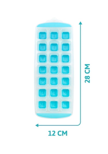 Valletta Materazzi 21 Bölmeli Silikon Tabanlı Ergonomik Buzluk