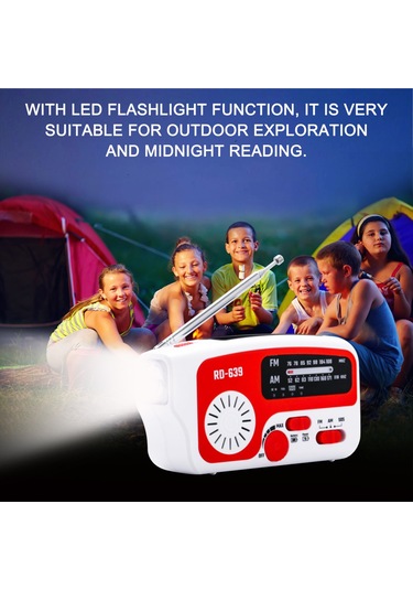 Moveevo Siyah Akıllı Radyo: Güneş/saçma Enerji, Am/fm, Led Feneri, Acil Şarj, 1200mah Pil