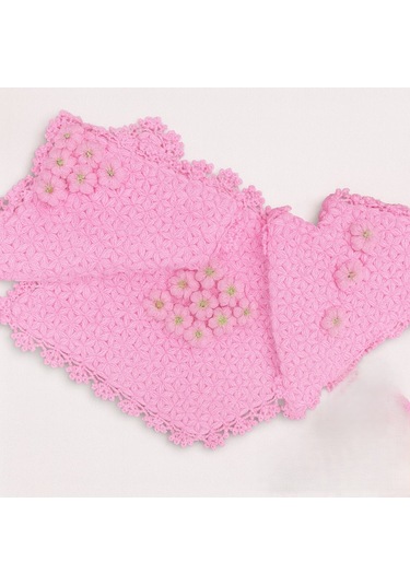 Devigo El Örgüsü 3'lü Banyo Lifi El Yapımı Doğal Uzun Ömürlü Beyaz