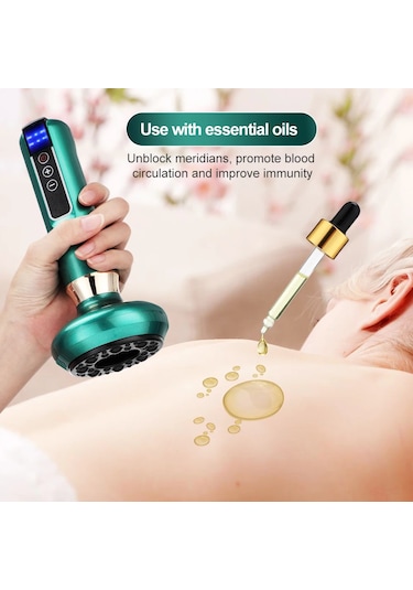 Ambition Elektrikli Masaj Gucellulite Anti Selülit Vakum Vantuz Yeşil