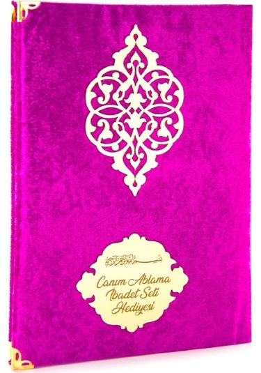 İsme Namaz Elbisesi Seti Fuşya