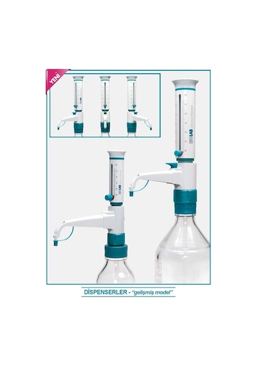 İSOLAB 008.15.030 dispenser - üst model - sirkülasyon vanalı - 30