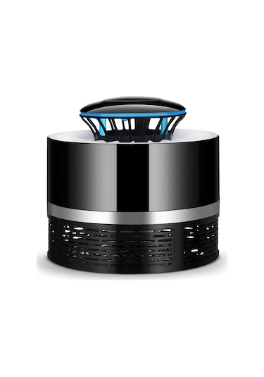 Kosona Ev İçi Usb Led Işılıklı, Kimyasız 20 M² Etki Alanlı Siyah Küçük Boy Örümcek Avlama Lambası