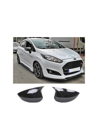 Ford Fiesta Mk6 Batman Yarasa Ayna Kapağı Parlak Siyah Abs 2008-2017