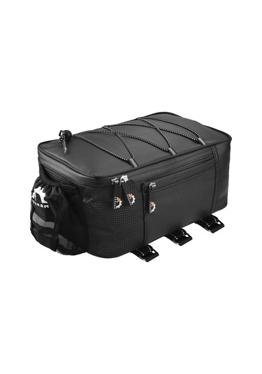 Youtek Siyah Bisiklet Raf Çantası - Pu + Köpük Malzeme, 31x20x15 Cm, 255 G Yüksek Dayanıklı Taşıma Çantası Siyah