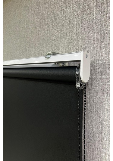 Stor Perde İthal Mat Polyester Siyah Siyah