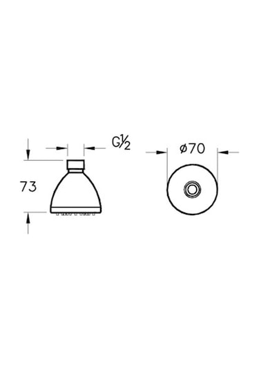 Artema Solo C A45635 Duş Başlığı. 70 Mm Diğer
