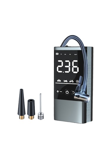 Vkemall Kablosuz Araç Şarjlı Hava Pompası - Led Ekranlı, Otomatik Durdurma, 4000mah Pil 150psı