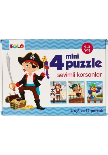 Eolo Sevimli Korsanlar 4 Mini Puzzle