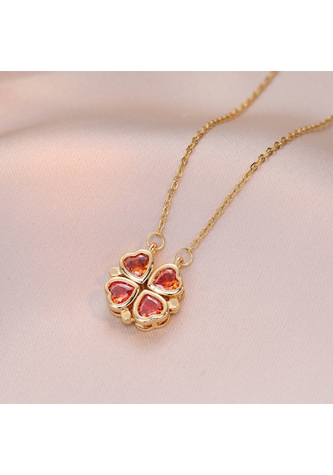 Bayan Kolye: Moda Estetiği Titanyum Çelik Kolye No.417 Çok REnkli