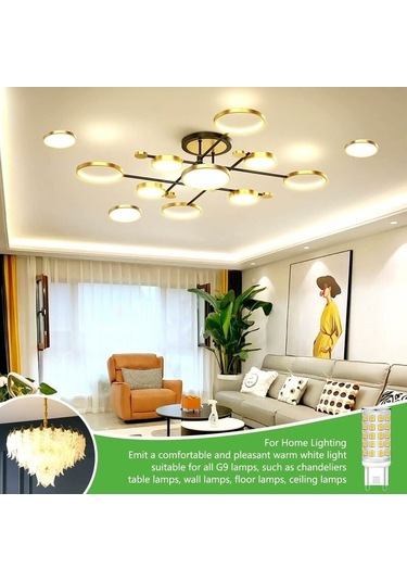 6'lı Paket G9 Led Kısılabilir, 5w 220v 40w Halojene Eşdeğer, Mükemmel