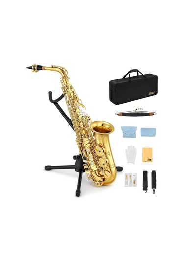 Eastar As-ıı Student Mi Bemol Alto Saksafon Gold Lacquer