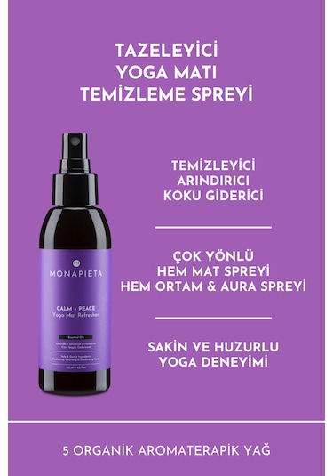 Monapieta Yoga Matı Temizleme Spreyi Ayak Spa Balmı 2 Li Set
