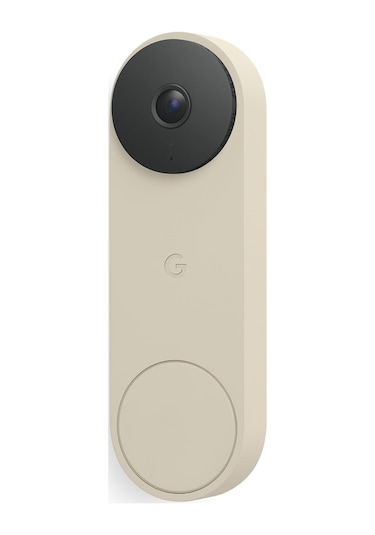 Google Nest Kapı Zili Kablolu, 3. Nesil - 2k Video Ve Gemini, Canlı Görüntü, Gece Görüşü, 2 Yönlü Ses - Google Home İle Çalışır - 2025 Model - Keten-121955