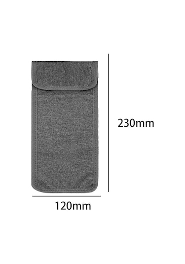 Suntek Kamp Çivi Çantası Yeniden Kullanılabilir 12cmx23cm-gri Gri