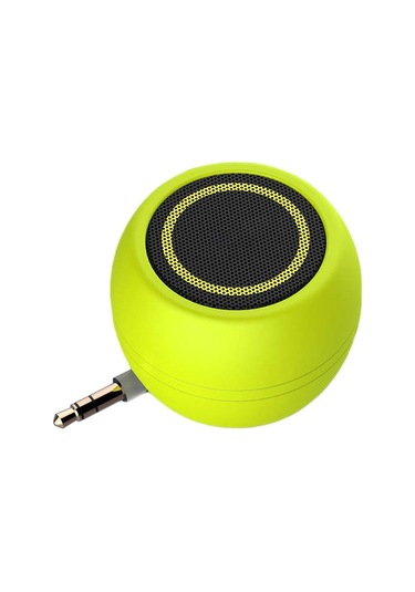 Yeşil Anbs A5 3.5mm Mini Müzik Hoparlörü Hoparlör Ses Amplifikatör Cep Telefonu Laptop İçin