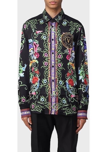 Versace Jeans Couture Erkek Gömlek 74gal2rg Ns213 G89 Siyah Versace Jeans Couture Erkek Gömlek 74gal2rg Ns213 G89 Siyah