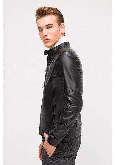 İkbal İkb-179 2 Renk Erkek / Hakiki Deri Mont/Ceket