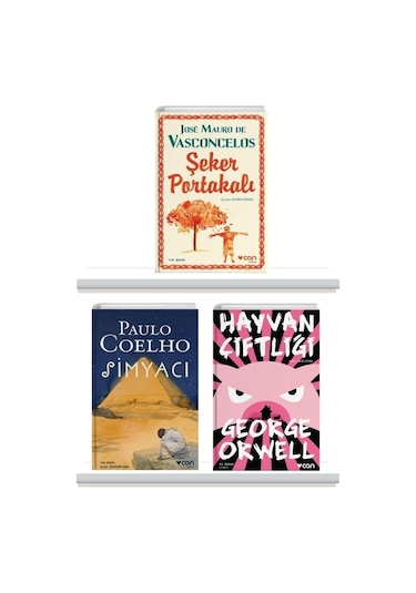 Şeker Portakalı Hayvan Çiftliği Simyacı 3 Kitap Takım