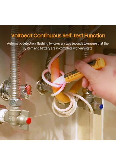 Yunboo Fluke Elektrik Test Kalemi: Dürtme Olmayan Enstrüman, Akustik Ve Işıklı Alarm, Elektrikçiler İçin Çok Fonksiyonlu Kontrol Aracı