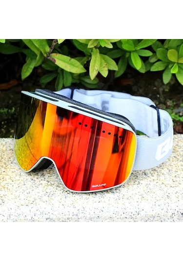 Willowhaven Magnetic Bollfo Anti Fog Kayak Gözlüğü Only Clear Lens Yetişkin Snowboard Ve Buz Pateni Ekipmanları
