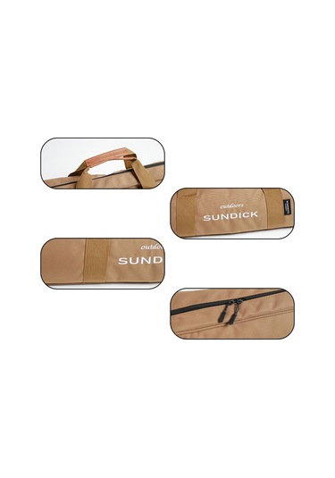 Suntek Gölgelik Direk Çantası Oxford Kumaş Piknik Kahverengi Kahverengi