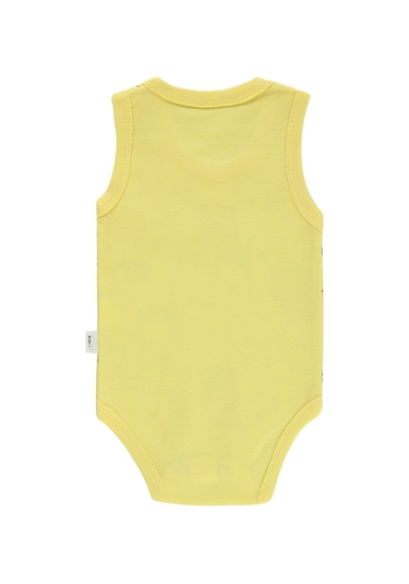 Civil Baby Erkek Bebek Çıtçıtlı Badi 1-18 Ay Sarı 14d20230223s1 Sarı