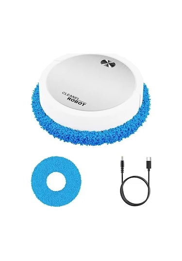 Yeni Otomatik Robotlu Süpürge 3-in-1 Kablosuz Süpürme Islak Ve Kuru Ultra-ince White B Beyaz