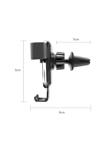 Hfambition Araç Havalandırma Izgarasına Monte Edilebilir, 4.7 -6.5 Akıllı Telefonlar İçin Sarsıntı Azaltıcı, Kolay Kurulum Abs Siyah Telefon Tutucu Diğer