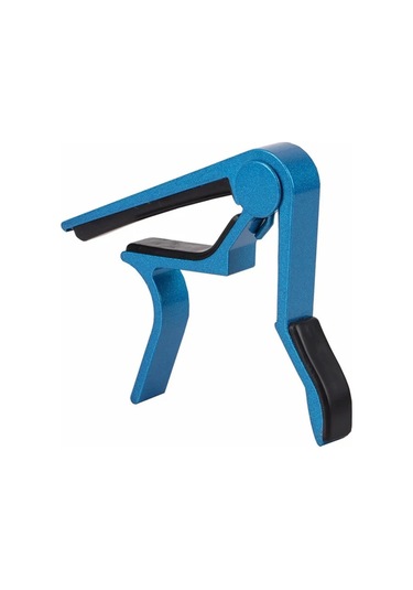 Yüksek Kaliteli Alüminyum Alaşımlı Gitar Capo Gitar Aksesuarları Hızlı Değişim Kelepçe Anahtar Akustik Klasik Ton Ayarlama Gitar Parçaları Mavi