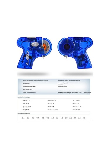 Novahub Şarjlı Pil Balık Oltası İğne Bağlama Mak. - 0.1-4.0 Misina Uyumlu, Dayanıklı & Ergonomik Tasarım