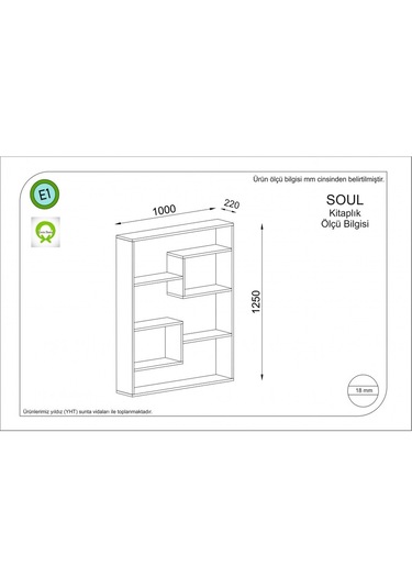 Soul Kitaplık Ceviz