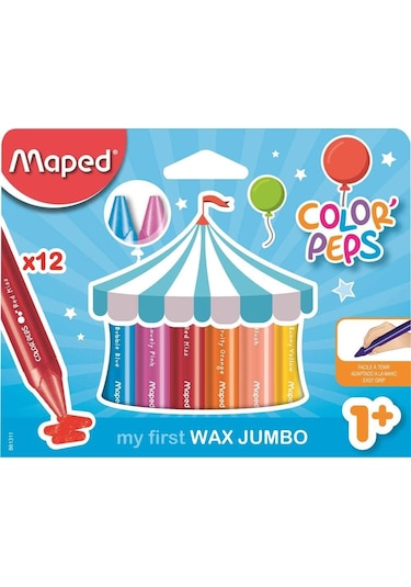 Maped Jumbo Mum Boya 12'Li