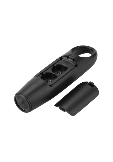 Reedark Düdük - 4 Adet Cr2302 Pil Dahil, Spor Ve Acil Durumlar İçin Elektronik Sinyal Cihazı Siyah