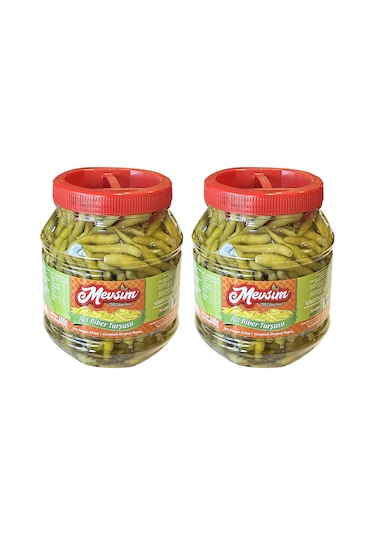 Mevsim Acı Biber Turşusu 1350 Gr X 2 Adet