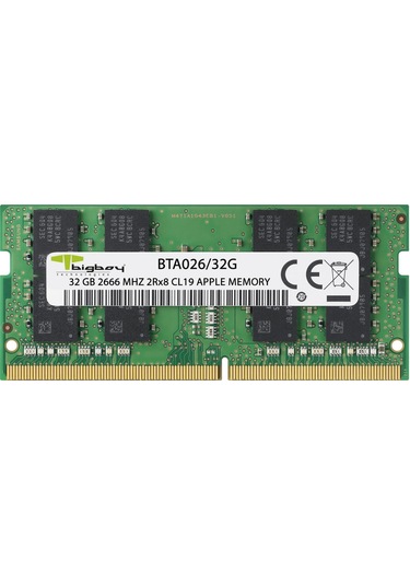 Bigboy Mac BTA026/32G 32 GB DDR4 2666 MHz CL19 Ram