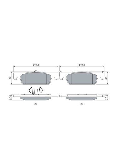 Renault Symbol 1.2 2013-2016 Bosch Ön Balata