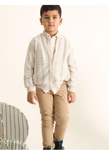 Nanica Kids Erkek Çocuk Gabardin Pantolon-15719 Camel