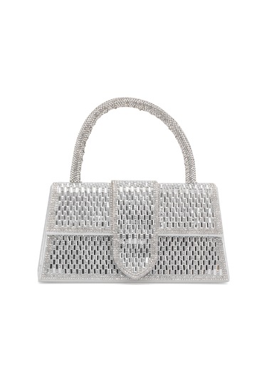 Guja 25kc1285 Kadın Taşlı El Abiye Çanta Gümüş Gümüş