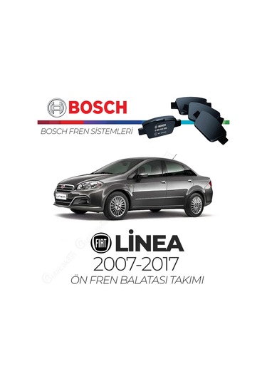 Fiat Linea 1.3 Jtd 2007 - 2017 Ön Fren Balata Takımı - Bosch