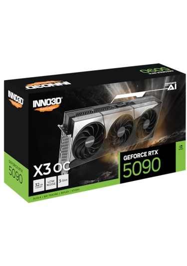 Inno3d Rtx5090 X3 Oc 32gb 512bit Gddr7 3xdp, Hdmı, Dlss 4, Nvıdıa
