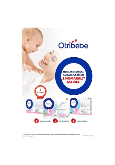 Otribebe Yumuşak Uçlu Nazal Aspiratör 6 Adet