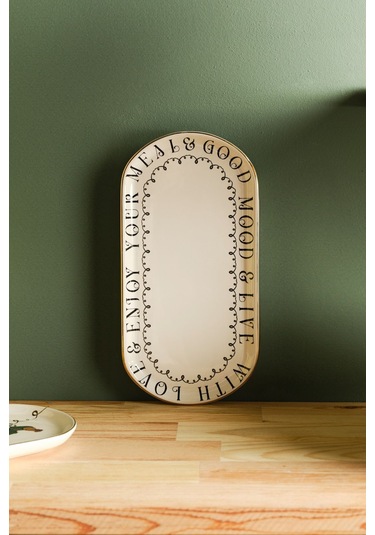 Karaca Farmland Mood Kayık Tabak 22 Cm