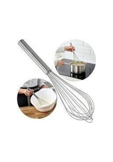 2 Parça Tel Çırpıcı Seti Paslanmaz Çelik Çırpıcı Meridyendukkan P Diğer