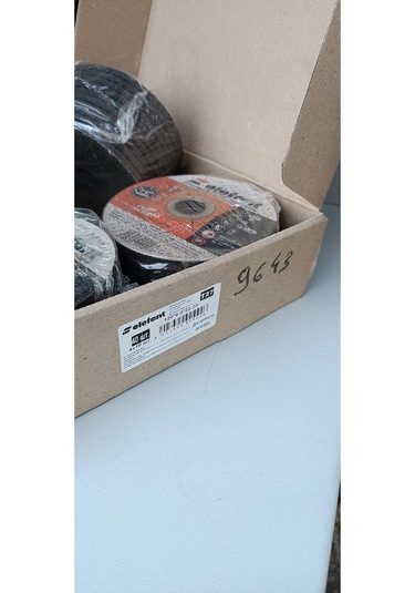 Metal İçin Düz Kesme Disk Taşı İnox 125 6.0 22.23 T29 Kutuda 10 Adet