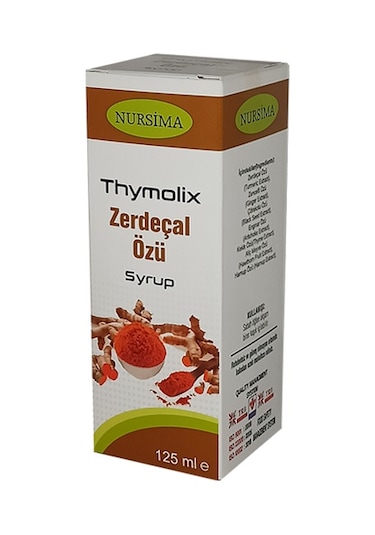 Nursima Zerdeçal Özü Şurubu 125 ML