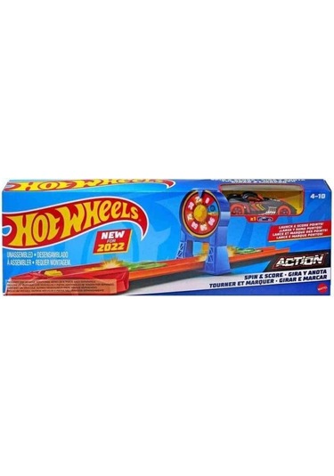 Hot Wheels Akrobasi Atlayışı Yarış Seti Döndür ve Puan Kazan HFY68 FTH79