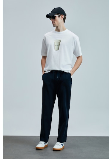 Lufian Omen Modern Grafik T- Shirt Beyaz Beyaz 111020252100500 Beyaz