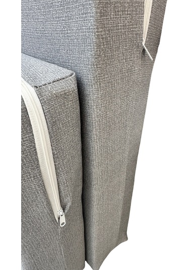 Şark Köşesi Vip Sünger Yatak Büyük Ölçü 100x190x10cm-gri Çok Renkli