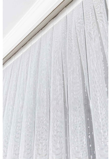 Evdepo Home Kullanıma Hazır Örme Tül Perde (540790588)